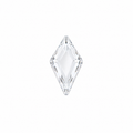 Austrian Arrow-Shaped Flatback Rhinestone Non-Hot Fix Clear