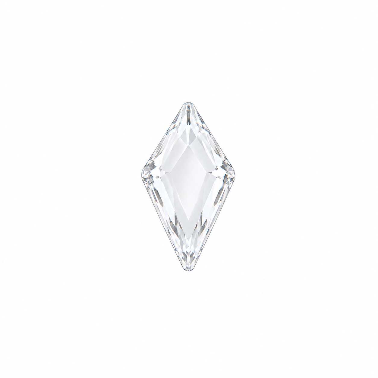 Austrian Arrow-Shaped Flatback Rhinestone Non-Hot Fix Clear